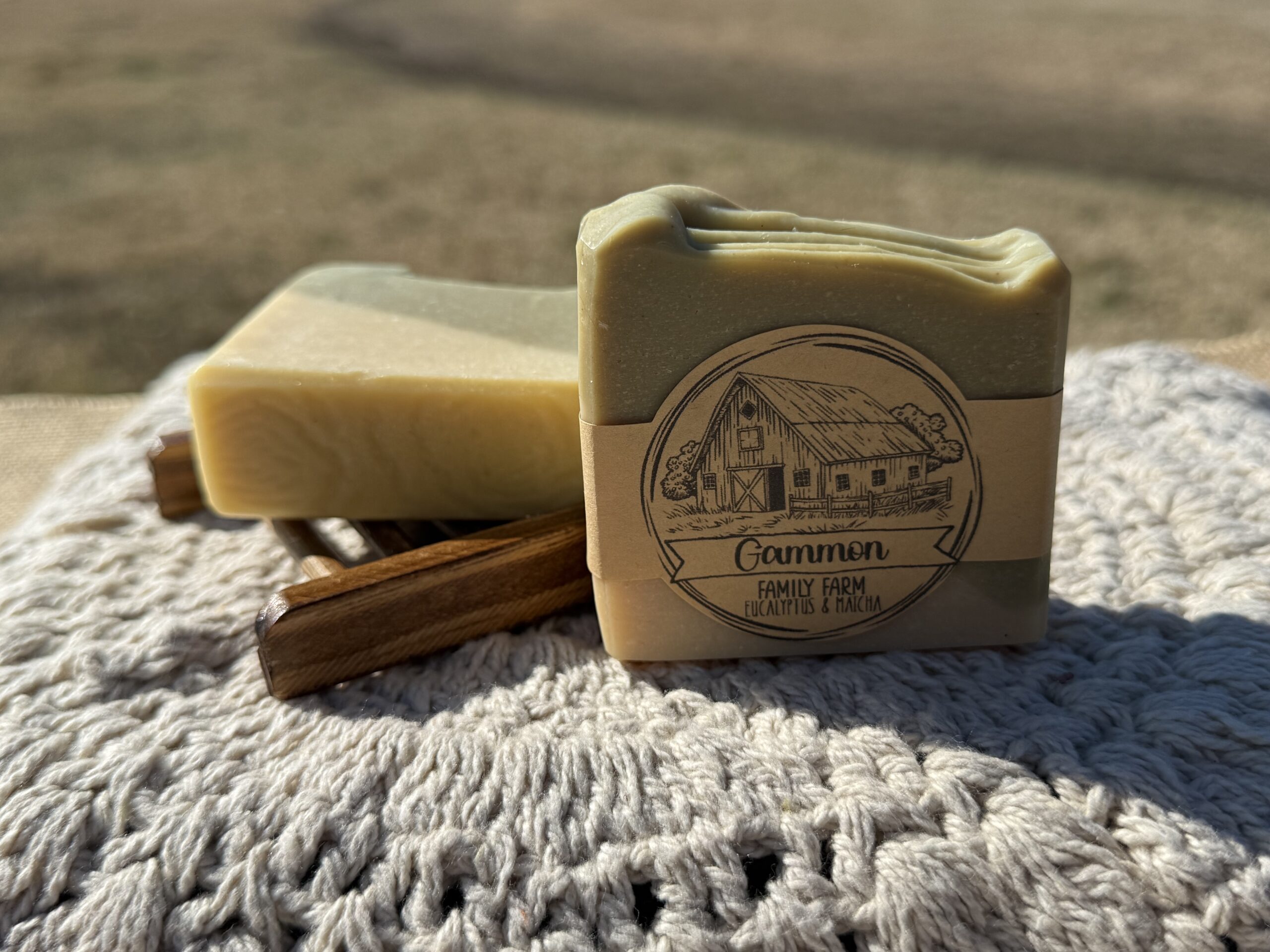 Eucalyptus and Matcha goat milk soap